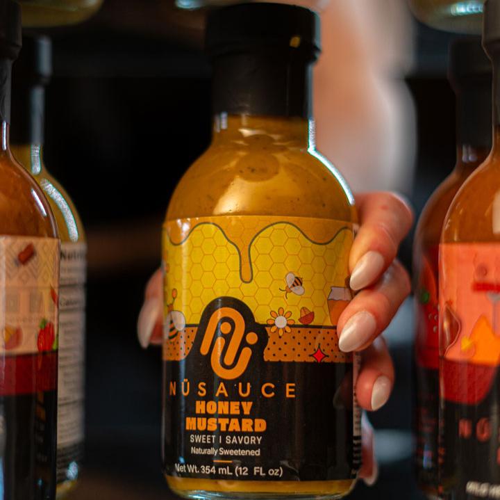 NuSauce Honey Mustard coming out of the fridge
