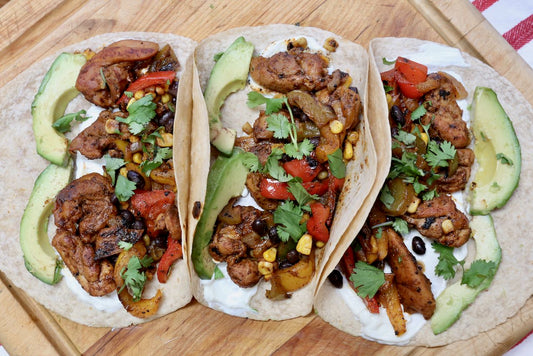 Chicken Tacos with NuSauce Fajita